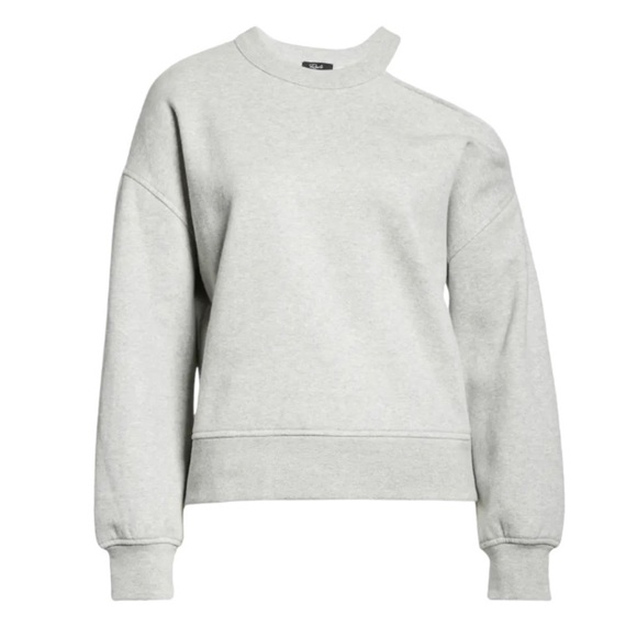 RAILS Quincy Cutout Sweatshirt in Heather grey colour - Size Small and Large - Picture 4 of 13